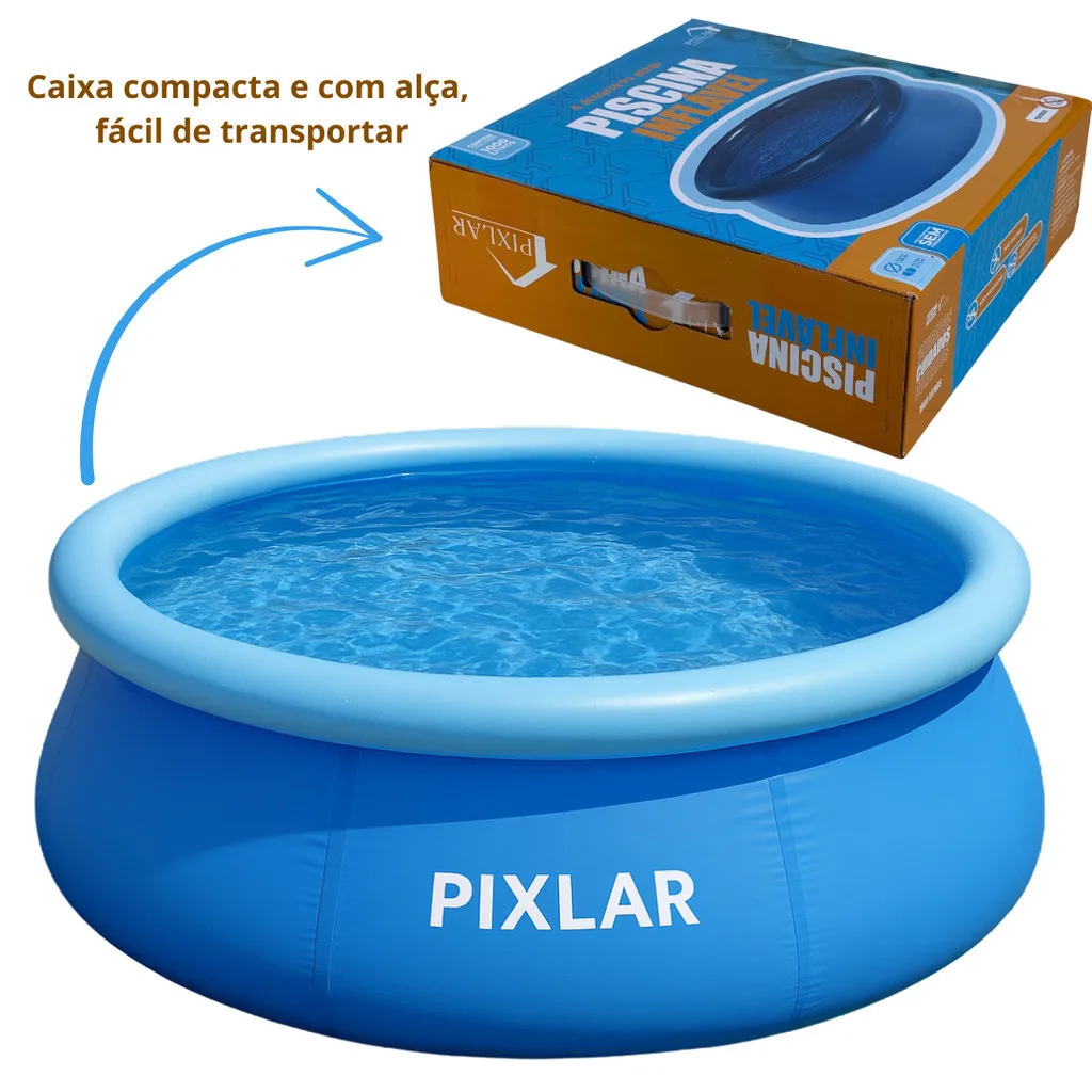 Piscina Borda Inflável 1000 Litros Pixlar