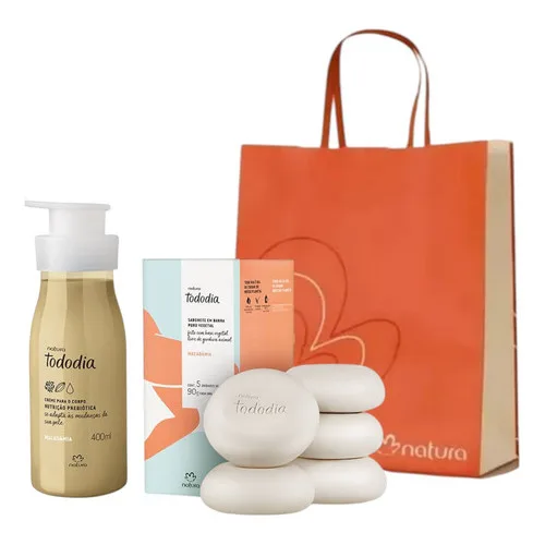 Kit Presente Natura Feminino Cuidados Macadâmia (2 Produtos)
