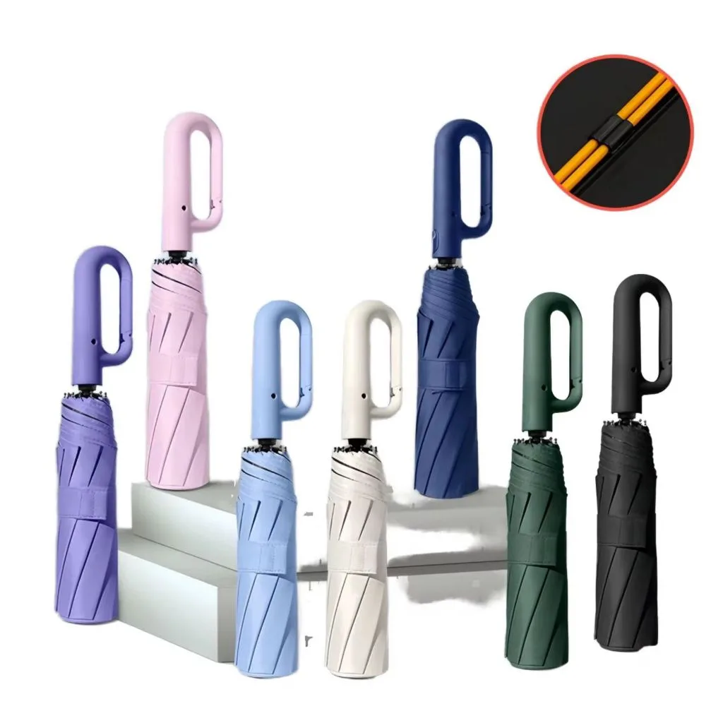 Guarda-Chuva Automático Resistente a Vento com Proteção UV