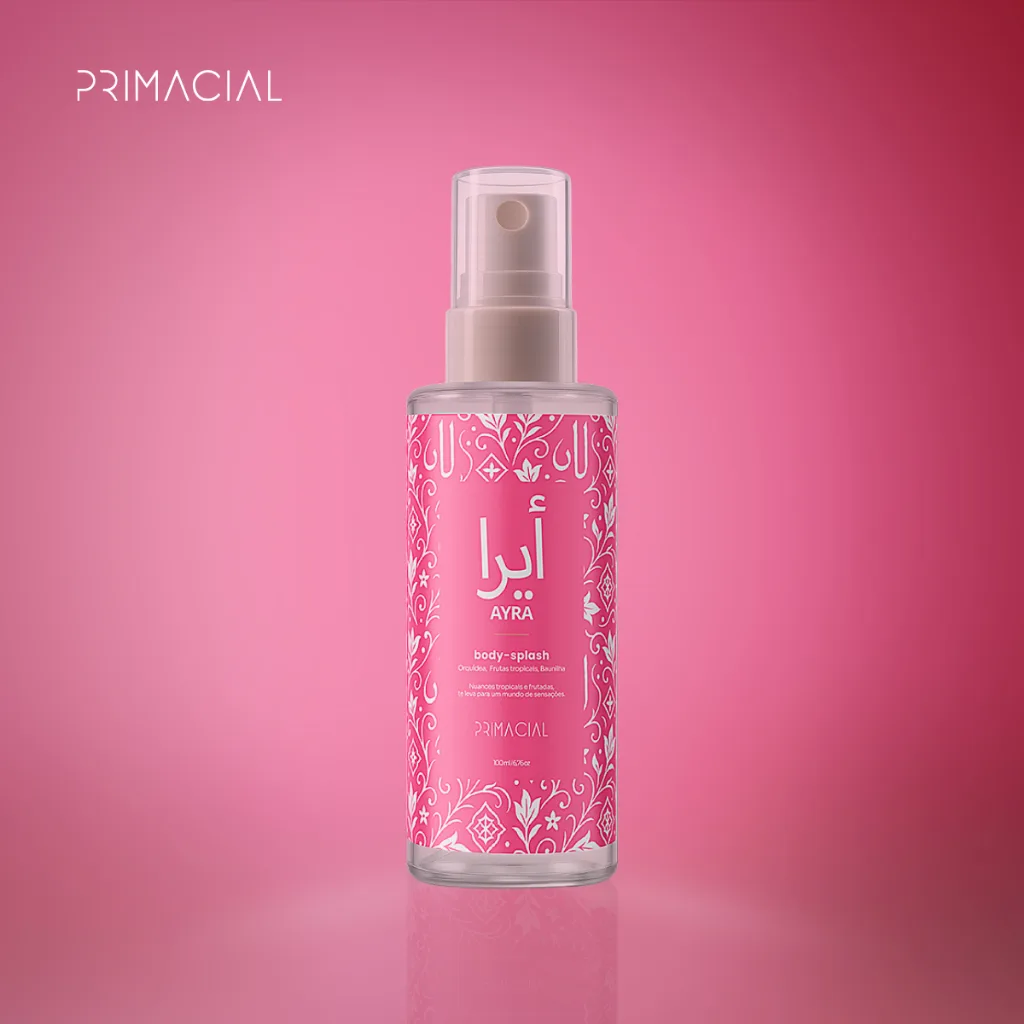 Body Splash Feminino Árabe Ayra 100ml - Primacial Perfume Floral